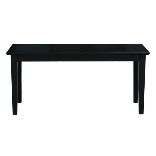 Solid Wood Shaker Entryway Bench black finish by HomePacific, entryway bench on Tampa Home & Garden Store