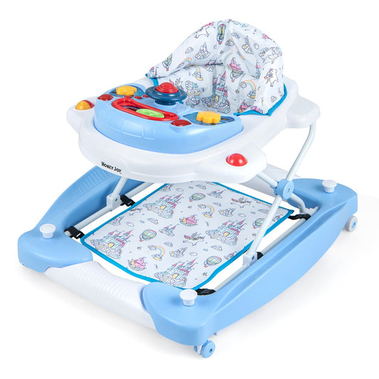 6 in 1 Foldable Baby Walker with Adjustable Height - Tampa Home & Garden Store
