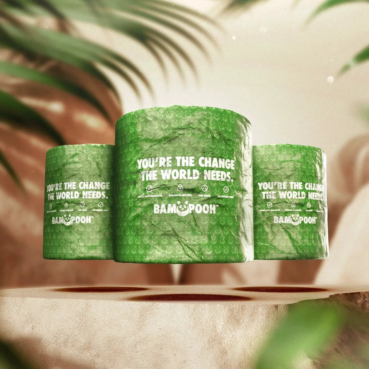 Bampooh 3-Ply Bamboo Toilet Paper — Soft, Strong & Sustainable - Tampa Home & Garden Store