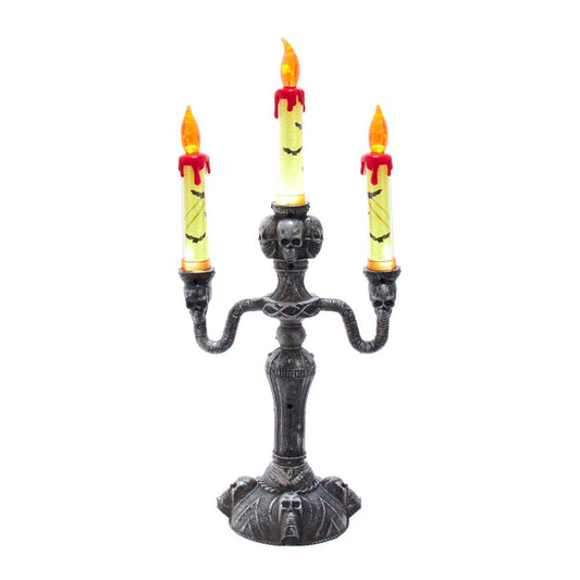 Battery-Operated Halloween LED Candelabra - 15 Inch - Tampa Home & Garden Store