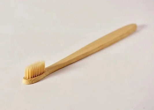 BeNat Eco-Friendly Bamboo Toothbrush with natural wood handle on Tampa Home & Garden Store