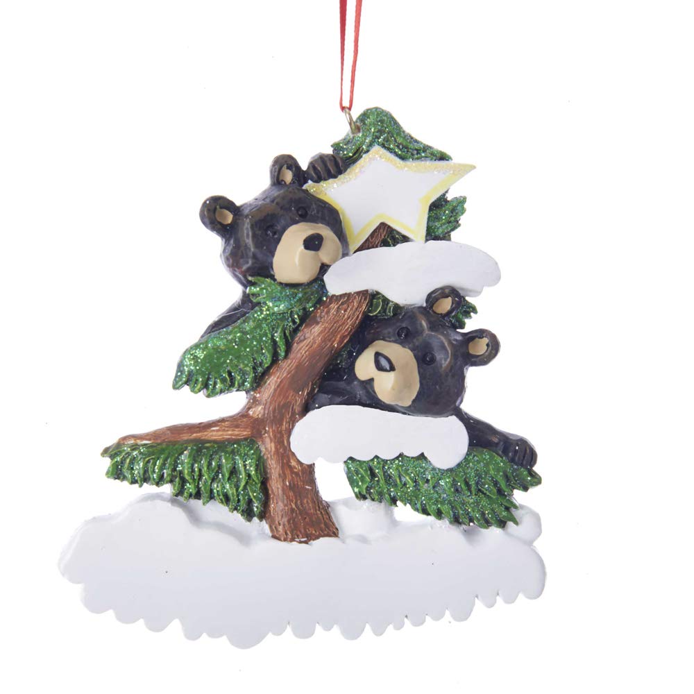 Bear Family on Tree Ornament - Family of 2 - Tampa Home & Garden Store