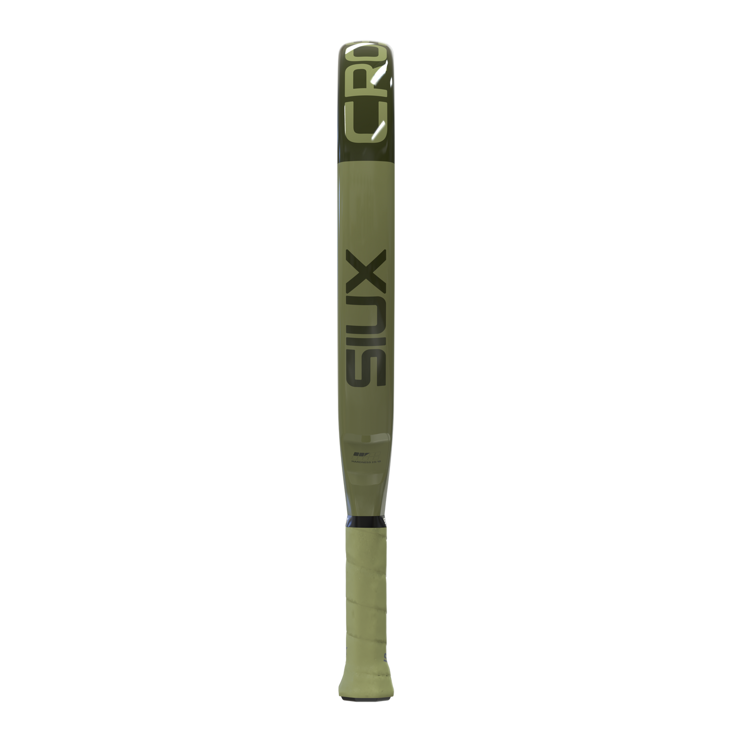 Beat Play Hybrid 2026 padel racket grip close-up olive-green handle with SIUX branding on Tampa Home & Garden Store