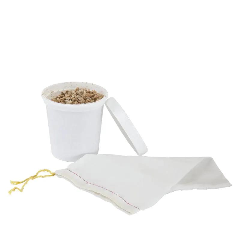 Beneficial Nematodes for soil pest control in white cup with granules Grow Organic on Tampa Home & Garden Store