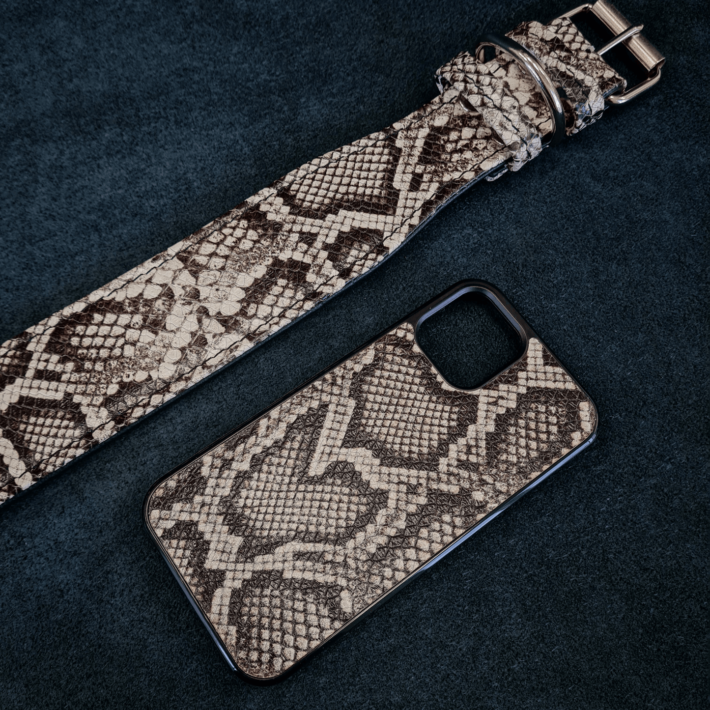 Bestia "Rock Python" Leather Phone Case - Tampa Home & Garden Store