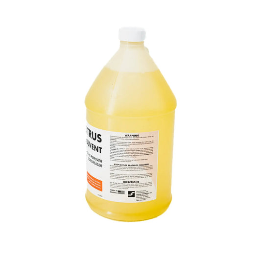 Bio Safe Citrus Sol Industrial Adhesive Remover bottle, yellow liquid, white cap, Socar Chemical on Tampa Home & Garden Store
