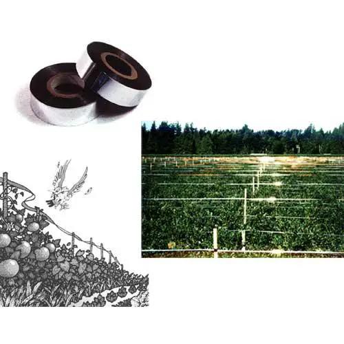 Bird Scare Tape Red and Silver 290ft Roll (2 rolls) pest control Grow Organic on Tampa Home & Garden Store