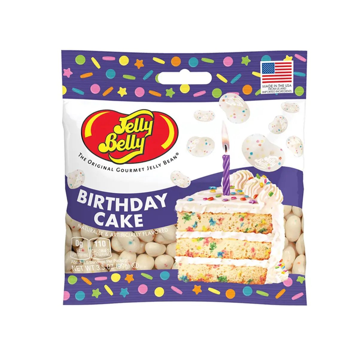 Jelly Belly Birthday Cake jelly beans grab-and-go bag 3.5 oz on Tampa Home & Garden Store