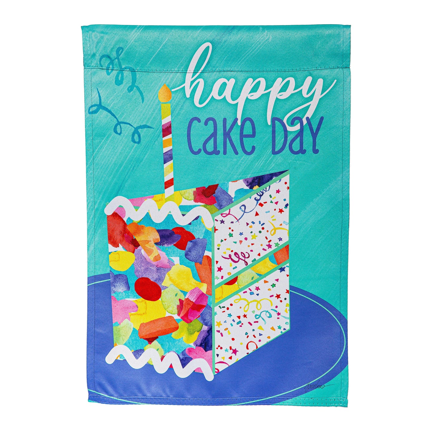 Birthday Party Reversible Suede Garden Flag - Tampa Home & Garden Store