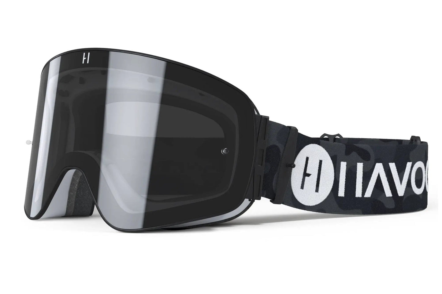 Havoc Infinity Goggles stealth black camo with mirrored lens on Tampa Home & Garden Store