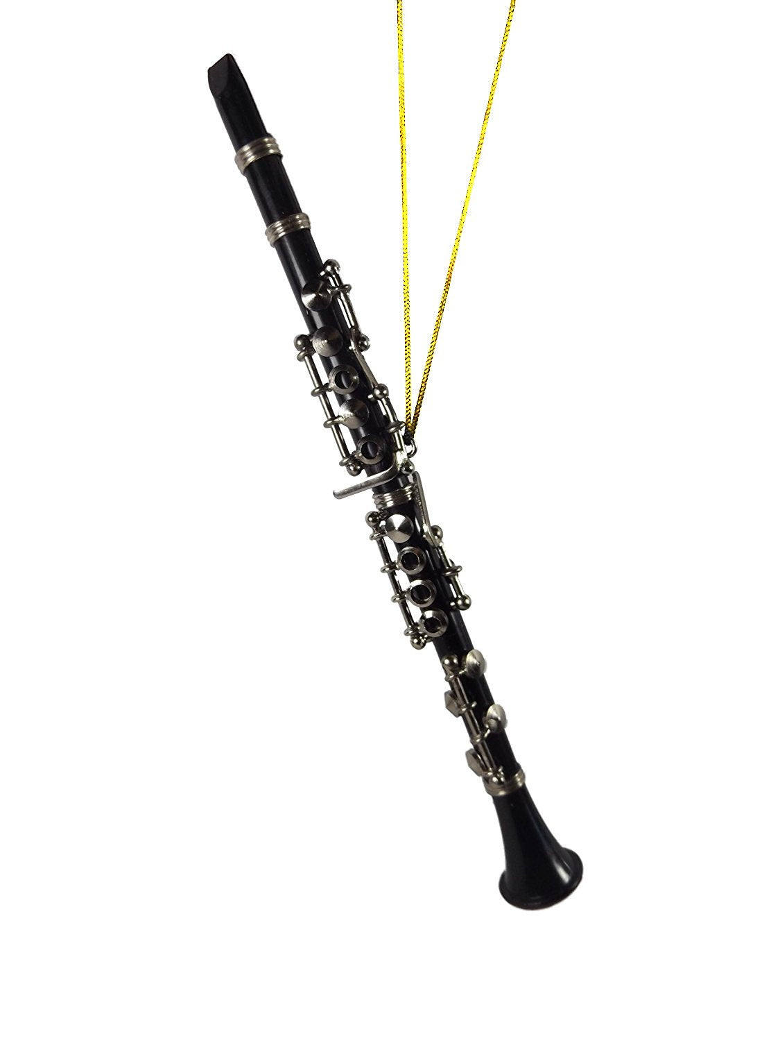 Black Clarinet Ornament - 6.5" - Tampa Home & Garden Store