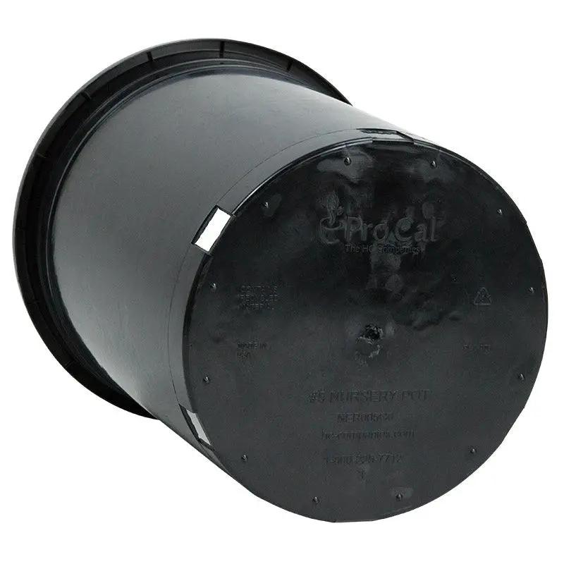 5 gallon black plastic nursery pot by Grow Organic on Tampa Home & Garden Store