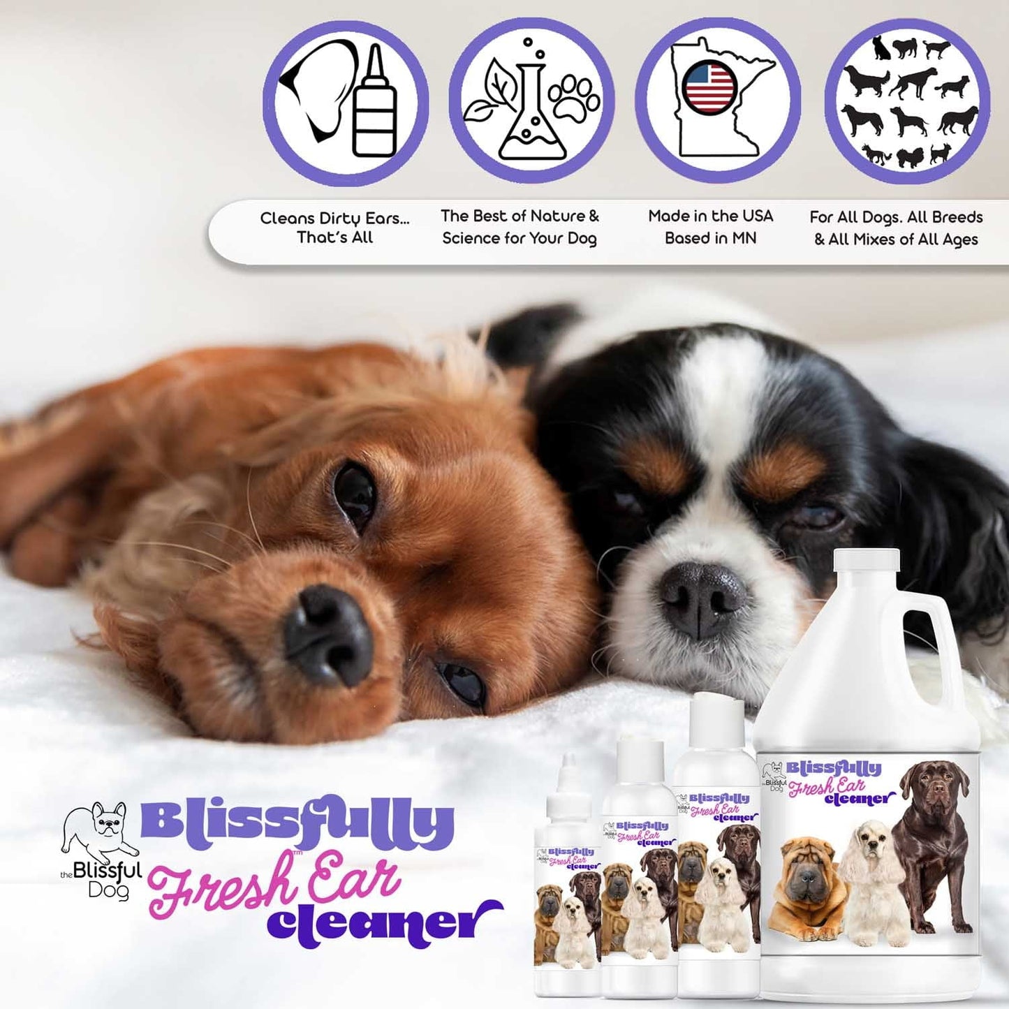 Blissfully Fresh™ Dog Ear Cleaner - Tampa Home & Garden Store