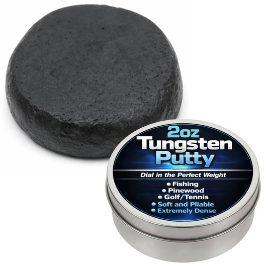 Reaction Tackle Tungsten Putty 2oz black fishing depth-control sinker on Tampa Home & Garden Store