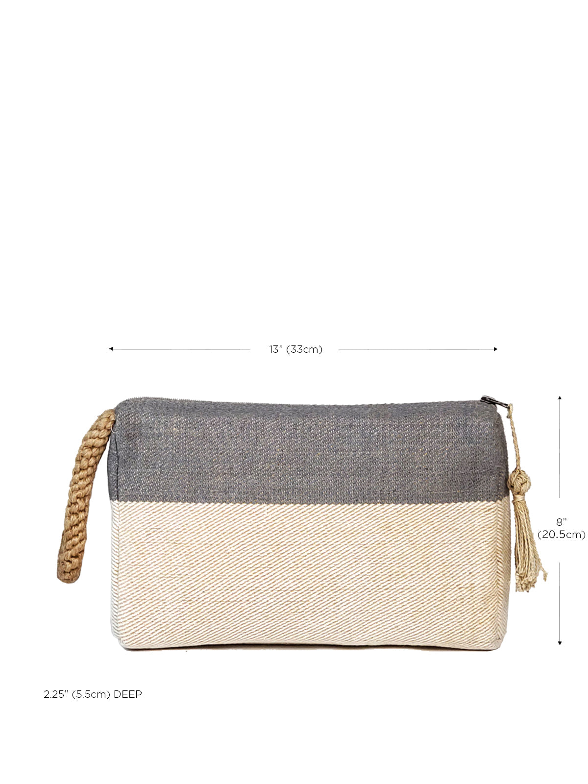 Block A Clutch - Gray - Tampa Home & Garden Store