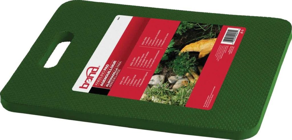 Bond Kneeling Pad Extra Large Outdoor Use green kneeling pad with built-in handle Bond logo on Tampa Home & Garden Store