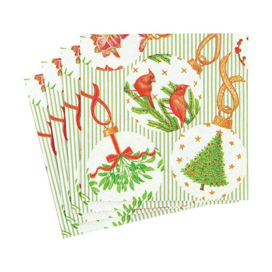 Botanical Ornaments Paper Cocktail Napkins - Tampa Home & Garden Store