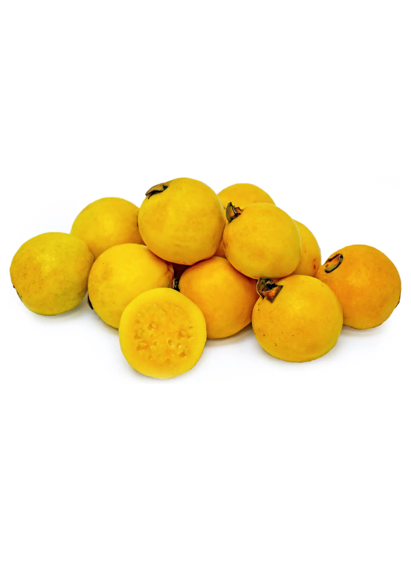 Rare Brazilian guava fruits, yellow skin, ripe, about a dozen on Tampa Home & Garden Store