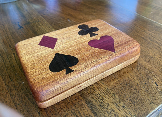 Bridge set box - Hand-made w/inlay - Tampa Home & Garden Store