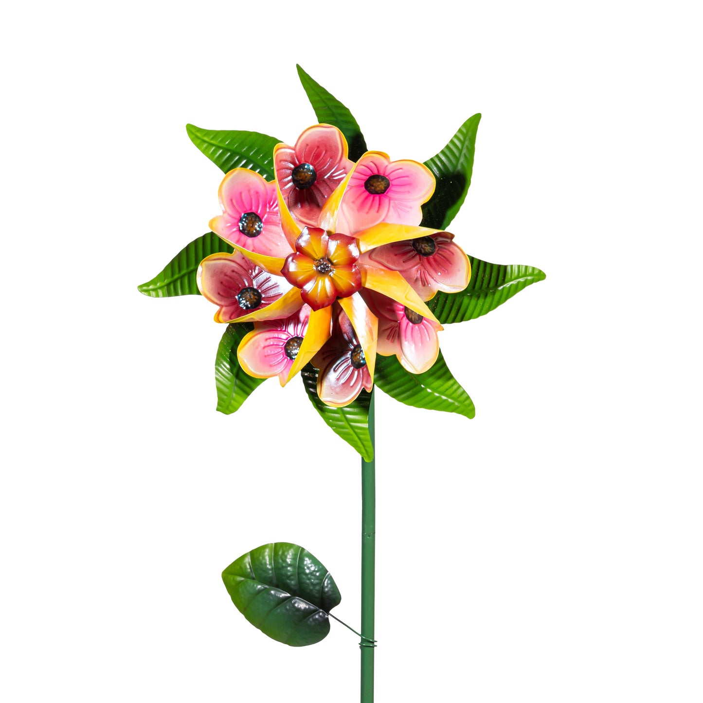 Bright Blossom Wind Spinner Stake 60"H - Tampa Home & Garden Store