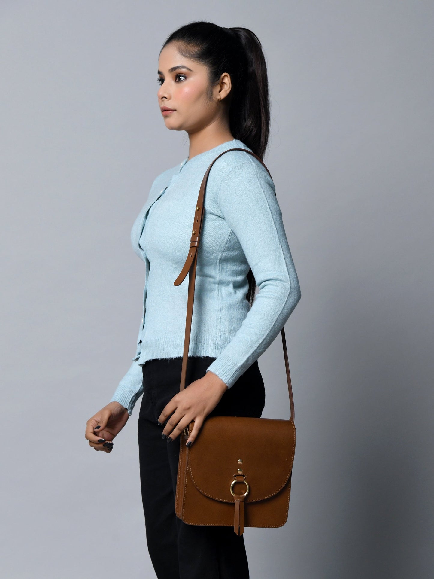 Brown Elegance Crossbody Sling Bag - Tampa Home & Garden Store