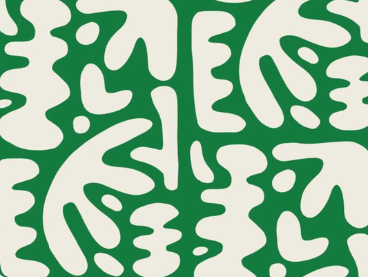 Bubbly Wallpaper, green & off-white - Tampa Home & Garden Store
