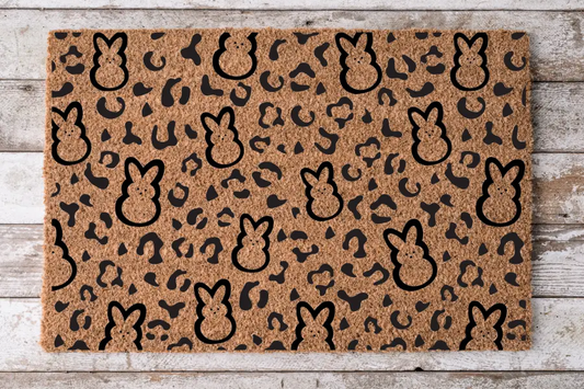 Bunny Doormat Print Small Bunnies Doormat Cute Little Rabbit Doormat - Tampa Home & Garden Store