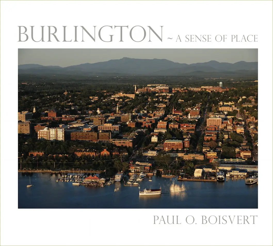 Burlington a Sense of Place book, cityscape cover by Paul Boisvert, Country Christmas Loft on Tampa Home & Garden Store