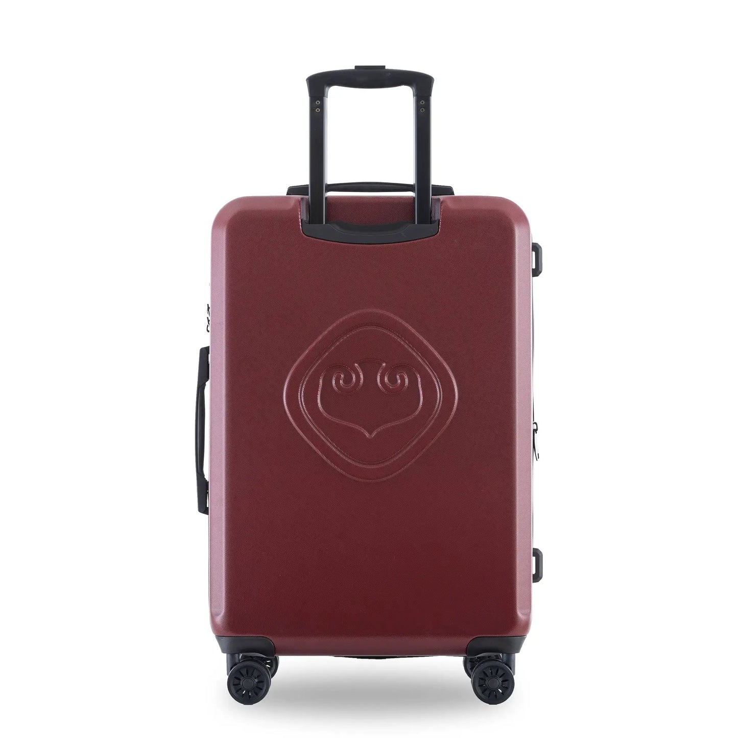 Expandable ABS+PC luggage with spinner wheels, burgundy hard-shell suitcase on Tampa Home & Garden Store