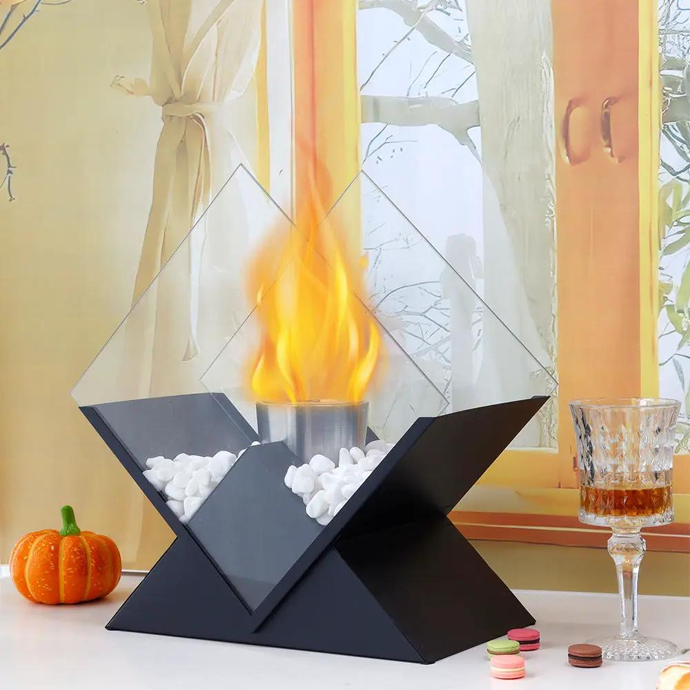 Desktop Alcohol Fireplace Diamond Brazier Indoors