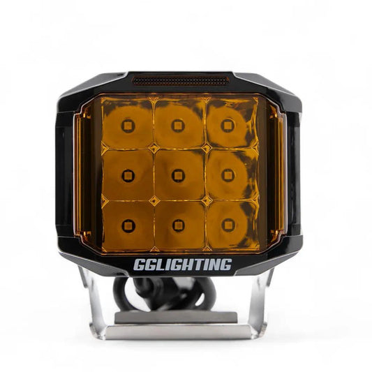 Amber CB60 LED Pod with 9-LED amber array and 270-degree beam by GGLighting on Tampa Home & Garden Store