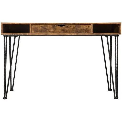 Farmhouse Rustic Home Office 1 Drawer Writing Desk - Tampa Home & Garden Store