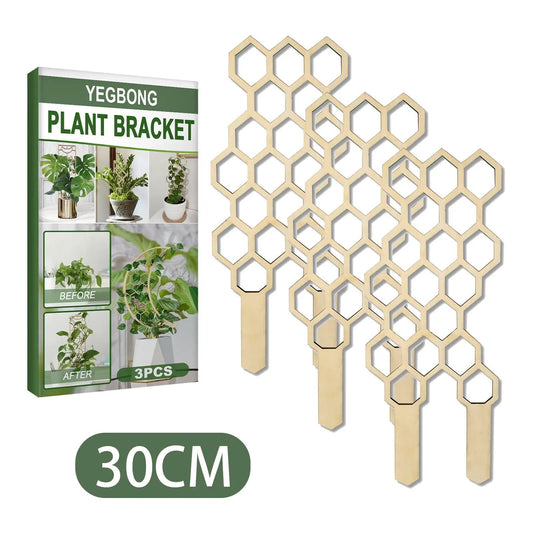 Garden Plant Trellis 3pc hex honeycomb panels 30cm for wooden balcony pergola on Tampa Home & Garden Store