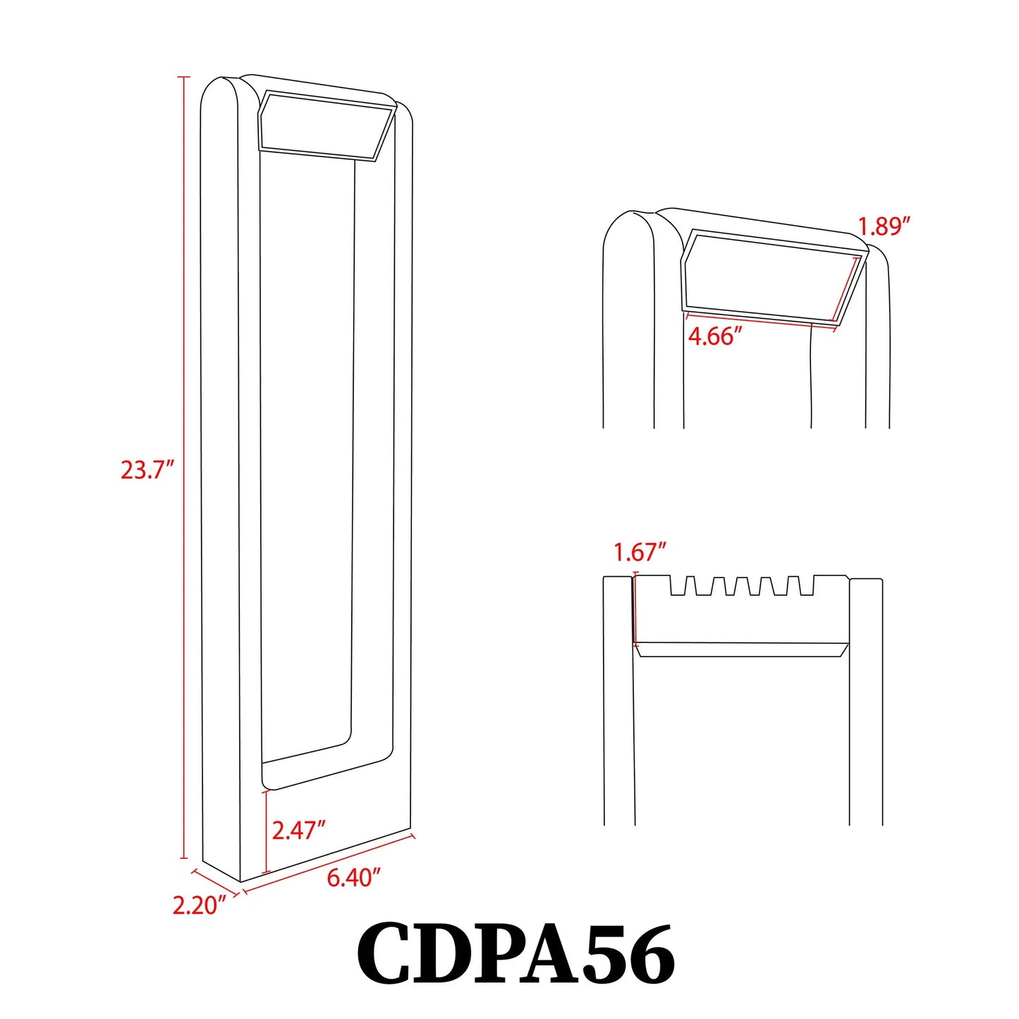 CDPA56 Cast Aluminum Path Light | 8W Integrated LED Low Voltage Landscape Light - Tampa Home & Garden Store