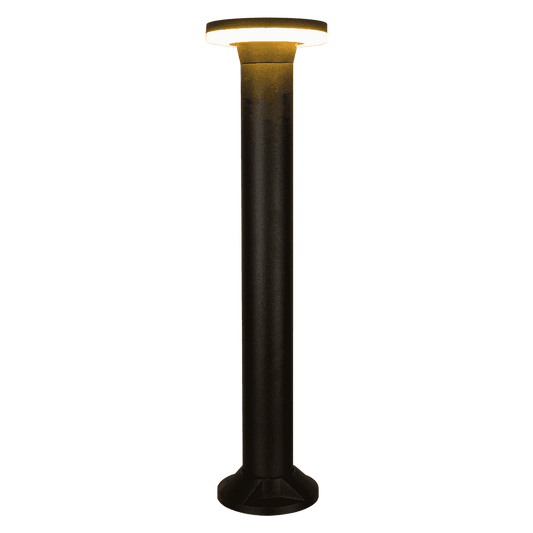 CDPA64 12W Bollard Pathway Lighting LED Circle Top Modern Low Voltage - Tampa soil911.com