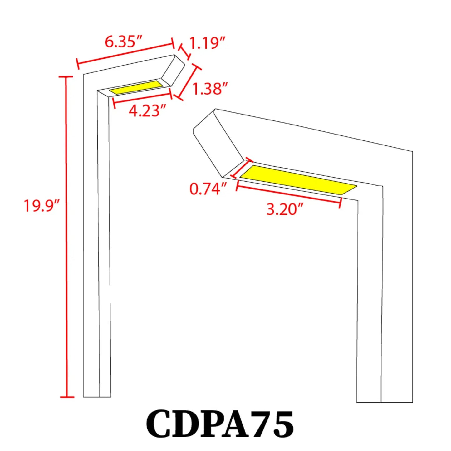 CDPA75 Heavy Duty Cast Aluminum LED Path Light Kings Outdoor Lighting landscape light on Tampa Home & Garden Store