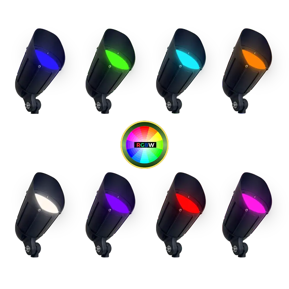 CDRA12 12W Smart Bluetooth RGBW Narrow Beam Directional Outdoor Landscape Spotlight - Tampa Home & Garden Store