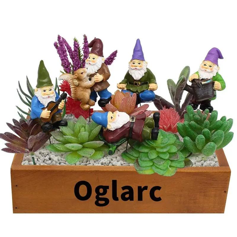 Resin Dwarf Flower Plantation Garden Fairy Potted Plant Insert - Tampa Home & Garden Store