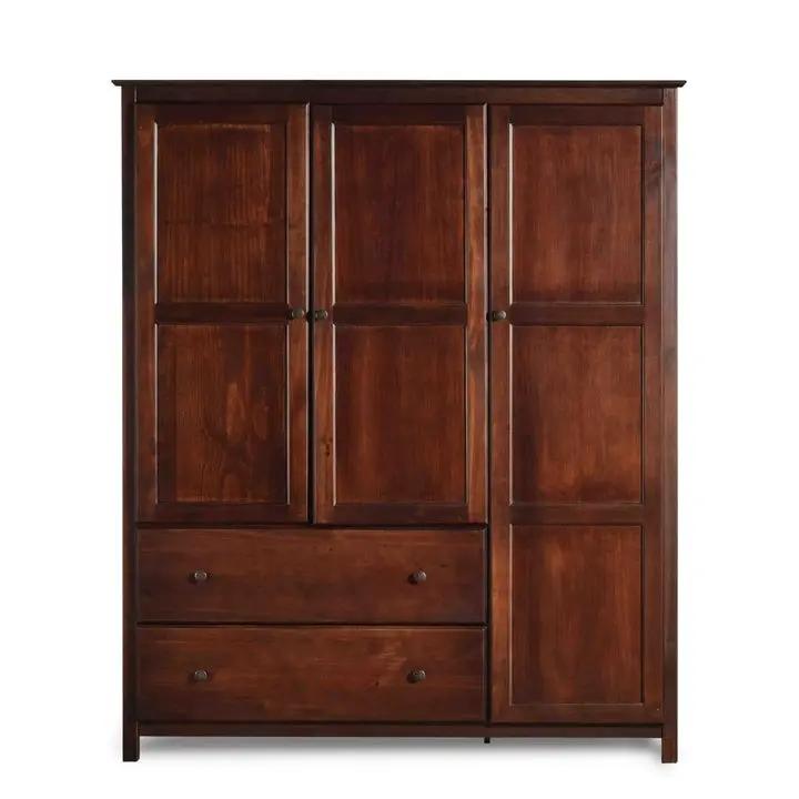 Cherry Wood Finish Bedroom Wardrobe Armoire Cabinet Closet - Tampa Home & Garden Store