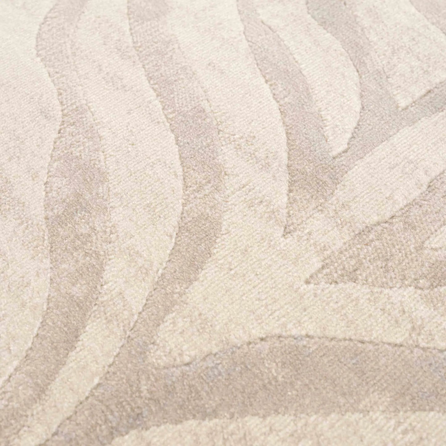 Beige Manteca zebra print area rug, medium pile from Boutique Rugs on Tampa Home & Garden Store