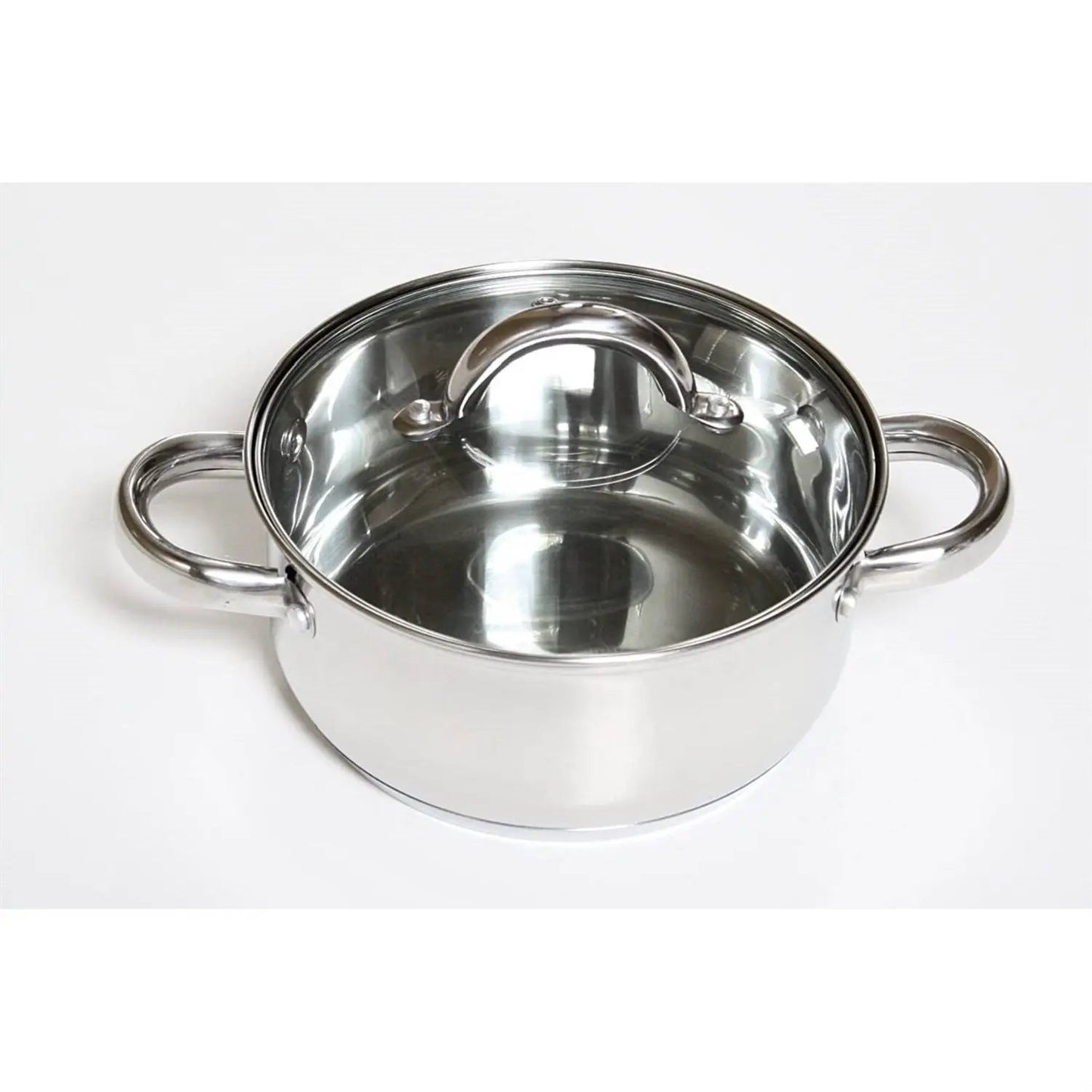 12 Piece Cool Touch Stainless Steel Cookware Set - Tampa Home & Garden Store