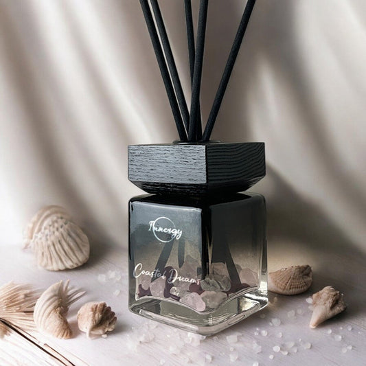 Coastal Dreams Crystal-Enhanced Reed Oil Diffuser, 100ml - Tampa Home & Garden Store