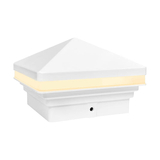 CPL02 Modern 2700K 3W AC/DC Low Voltage Aluminum LED Pyramid Post Cap Light for 3.5x3.5 or 4x4 - Tampa Home & Garden Store