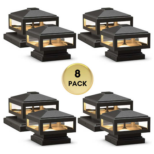 CPLA03 Modern 3000K 3W 12V AC Low Voltage Aluminum LED Post Cap Light for 4x4 or 6x6 - Tampa Home & Garden Store