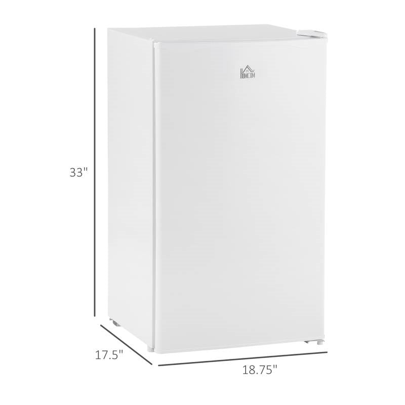 Refrigerador compacto Mini nevera/congelador de 3.2 pies cúbicos, blanco
