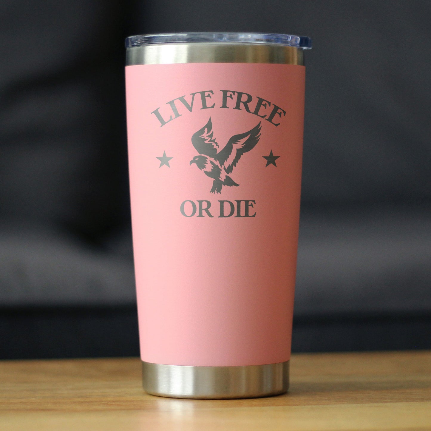 Live Free or Die - 20 oz Coffee Tumbler - Tampa soil911.com