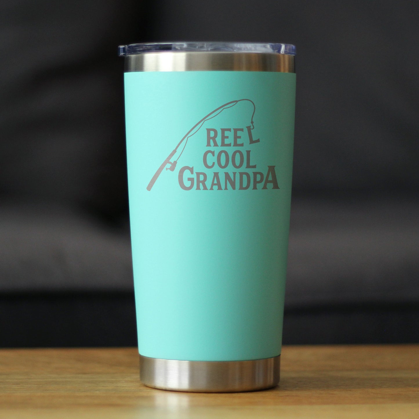Reel Cool Grandpa - 20 oz Coffee Tumbler - Tampa soil911.com