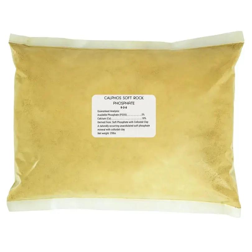 Calphos Soft Rock Phosphate fertilizer 25 lb bag on Tampa Home & Garden Store