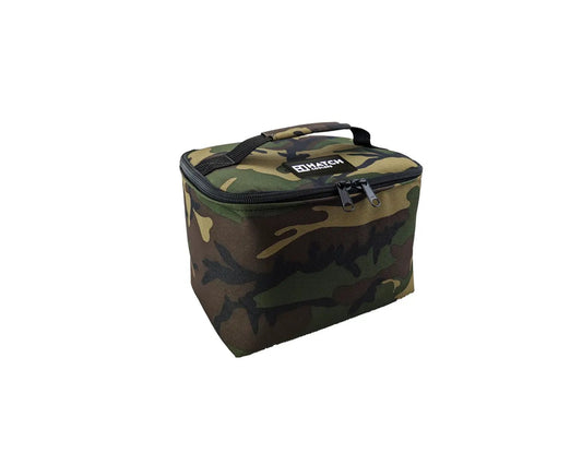 Canvas Series Six Cans Snack Pack Cooler in camouflage with carry handle Hatch Coolers on Tampa Home & Garden Store