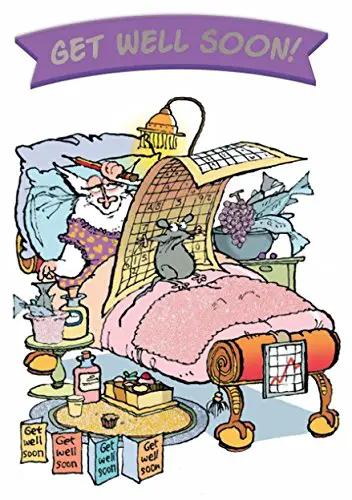 Greeting Card Cardoo Get Well Puzzle Card with Sudoku, colorful Get Well hospital scene, The Country Christmas Loft on Tampa Home & Garden Store
